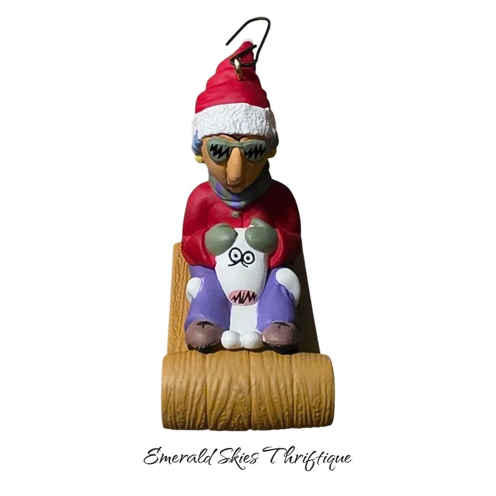 Hallmark keepsake maxine ornaments, lot of 2. Free shipping.‎